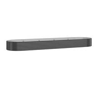 Vidaxl Jardinière Acier Enduit De Poudre 396x100x36 Cm Anthracite
