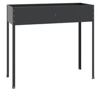 Vidaxl Jardinière Anthracite 100,5x40,5x90 Cm Acier Galvanisé