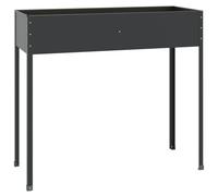 Vidaxl Jardinière Anthracite 100,5x40,5x90 Cm Acier Galvanisé