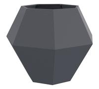 vidaXL Jardinière rectangulaire en acier Anthracite 100 x 100 x 80 cm