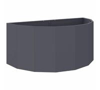 Vidaxl Jardinière Anthracite 120 X 60 X 50 Cm Acier
