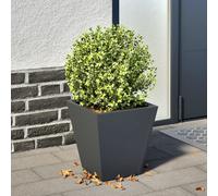 Vidaxl Jardinière Anthracite 30x30x30 Cm Acier