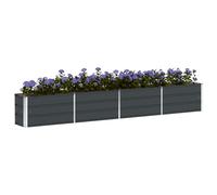 vidaXL Jardinière Anthracite 320 x 40 x 45 cm Acier