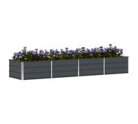 vidaXL Jardinière Anthracite 320 x 80 x 45 cm Acier, Design de jardin et terrasse, moderne, durable, solutions éco-responsables, améliore la vie en extérieur avec des espaces pratiques, idées créative
