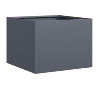 vidaXL Jardinière Anthracite 40x40x30 cm Acier