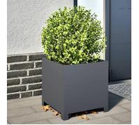 vidaXL Jardinière anthracite 40 x 40 x 40 cm en acier