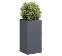 vidaXL Jardinière Anthracite 40x40x80 cm Acier laminé à froid
