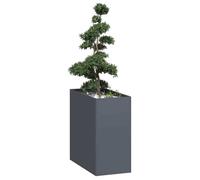 vidaXL Jardinière en acier Anthracite 40 x 80 x 80 cm