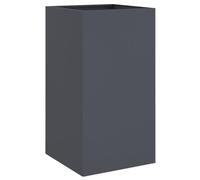 vidaXL Jardinière surélevée 841579 – Bac à fleurs acier 42x38x75 cm – Anthracite