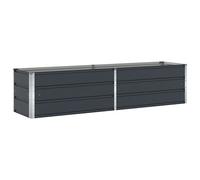 Vidaxl Jardinière Anthracite 480 X 50 X 45 Cm Acier Galvanisé