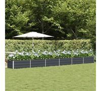 Vidaxl Jardinière Anthracite 600 X 80 X 45 Cm Acier