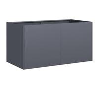 vidaXL Jardinière 80x40x40 cm – Acier laminé à froid, lit surélevé, Anthracite