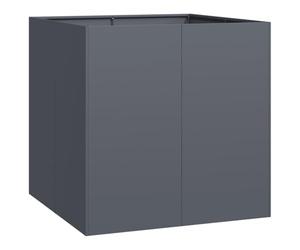 vidaXL Jardinière Anthracite 80x80x80 cm Acier