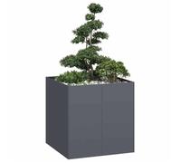 vidaXL Jardinière anthracite 80 x 80 x 80 cm Acier
