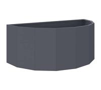 Vidaxl Jardinière Anthracite 90 X 45 X 35 Cm Acier