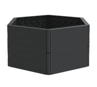 Vidaxl Jardinière Anthracite Pp Gris
