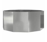 Vidaxl Jardinière Argent 120 X 120 X 50 Cm Acier Galvanisé