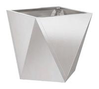 Vidaxl Jardinière Argent 30 X 30 X 30 Cm Acier Inoxydable