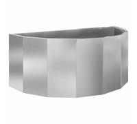 Vidaxl Jardinière Argent 90 X 45 X 35 Cm Acier Galvanisé