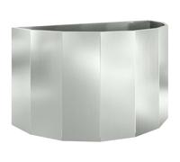 vidaXL Jardinière Argent 90 x 45 x 50 cm Acier galvanisé, Jardinier en Acier, Support de Plantes, déco extérieure, Pot Durable, Accent de Serre, Pot terrasse