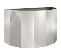 vidaXL Jardinière Argent 90 x 45 x 50 cm Acier Inoxydable, Jardinier en Acier, Support de Plantes, déco extérieure, Pot Durable, Accent de Serre, Pot terrasse