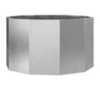 Vidaxl Jardinière Argent 90 X 90 X 50 Cm Acier Inoxydable