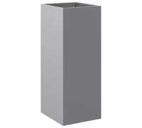 Vidaxl Jardinière Argenté 32x29x75 Cm Acier Galvanisé