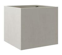 Vidaxl Jardinière Argenté 32x30x29 Cm Acier Inoxydable