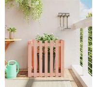 Jardinière avec design de clôture 70x70x70 cm douglas massif 832465
