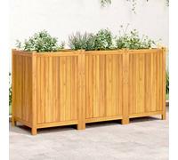 Vidaxl Jardinière Avec Doublure 150x50x75 Cm Bois Massif D'acacia