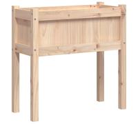 Vidaxl Jardinières Avec Pieds 70x31x70 Cm Bois De Pin Massif