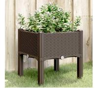 vidaXL Jardinière avec Pieds, Lit Surélevé, Bac à Fleurs, Pot de Plantes Jardin Patio Terrasse Arrière-cour Extérieur, 367890