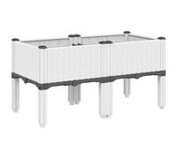 vidaXL Jardinière avec Pieds, Lit Surélevé, Bac à Fleurs, Pot de Plantes Jardin Patio Terrasse Arrière-cour Extérieur, Blanc 80x40x42 cm PP https://www.fnac.com/mp50044087/vidaXL-Jardiniere-avec-Pieds-Lit-Sureleve-Bac-a-Fleurs-Pot-de-Plantes-Jardin-Patio-Terrasse-Arriere-cour-Exterieur-Blanc-80x40x42-cm-PP/w-4?oref=5e5fa932-e509-0f9c-a1b0-026e6b9d7de8