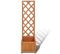 vidaXL Jardinière avec support pour plantes grimpantes 40 x 30 x 135 cm
