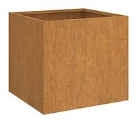 Vidaxl Jardinière Gris 49x47x46 Cm Acier Corten
