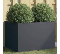 Jardinières Bacs à Fleurs Pots de Plantes Jardin 2 pcs Acier Corten vidaXL