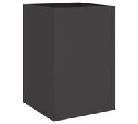 Vidaxl Jardinière Noir 52x48x75 Cm Acier Laminé À Froid