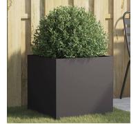 vidaXL Jardinière, Bac à Fleurs, Pot de Plantes, Boîte à Fleurs, Jardinière Surélevée de Jardin Patio Terrasse, Noir 841559