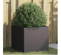 Vidaxl Jardinière Noir 42x40x39 Cm Acier Laminé À Froid