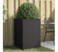 vidaXL Jardinière, Bac à Fleurs, Pot de Plantes, Boîte à Fleurs, Jardinière Surélevée de Jardin Patio Terrasse, Noir 841583