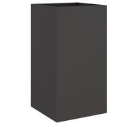 Jardinière noir 42x38x75 cm acier