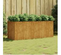 vidaXL Jardinière surélevée 200x80x80 cm - Bac à fleurs Acier Corten