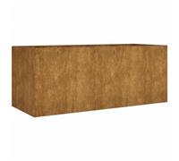 vidaXL Jardinière, Bac à Fleurs, Pot de Plantes, Lit Surélevé, Décoration de Jardin Patio Terrasse Extérieur, 200x80x80 cm Acier Corten