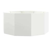 Vidaxl Jardinière Blanc 120 X 120 X 50 Cm Acier