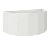 Vidaxl Jardinière Blanc 120 X 60 X 50 Cm Acier