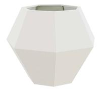 Vidaxl Jardinière Blanc 75 X 75 X 60 Cm Acier