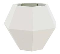Vidaxl Jardinière Blanc 75 X 75 X 60 Cm Acier