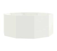 Vidaxl Jardinière Blanc 90 X 90 X 35 Cm Acier