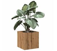 vidaXL Jardinière chêne Artisanal 40x40x40 cm Bois d'ingénierie