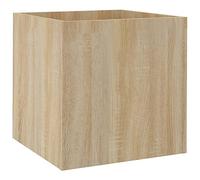 vidaXL Jardinière pot de fleurs intérieur Chêne Sonoma 40x40x40 cm Bois d'ingénierie